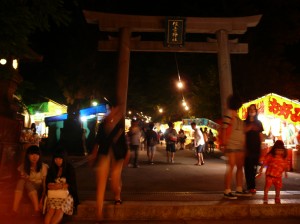2014年小樽住吉神社例大祭の景色