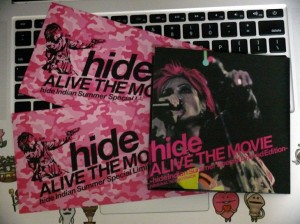 hide ALIVE THE MOVIE限定チケット