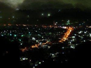 おたる自然の村展望台からの夜景